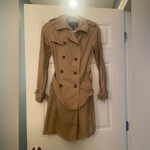 J. Crew Classic Tan Trench Coat